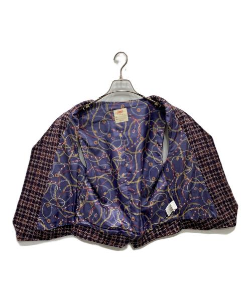 Bob（ボブ）BOB (ボブ) ジレ パープル サイズ:46の古着・服飾アイテム