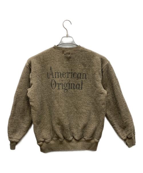 Schott（ショット）Schott (ショット) SALT AND PEPPER SWEAT ブラウン サイズ:Ｌの古着・服飾アイテム