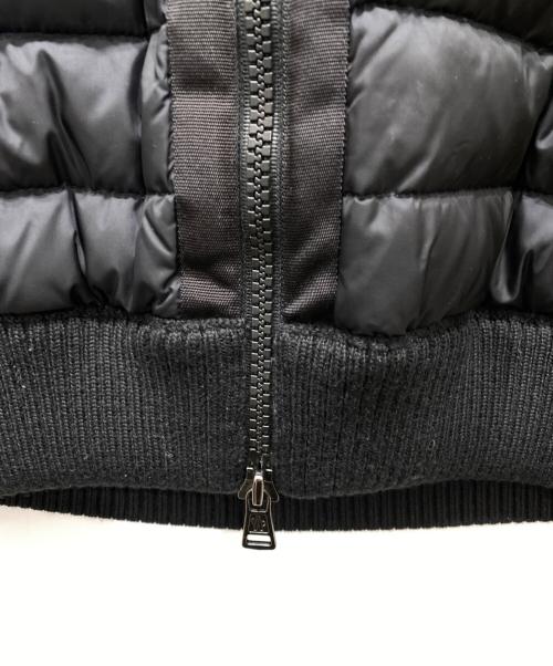 MONCLER（モンクレール）MONCLER (モンクレール) ニット切替ダウンジャケット ブラック サイズ:Mの古着・服飾アイテム