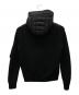 MONCLER (モンクレール) ニット切替ダウンジャケット ブラック サイズ:M：65000円