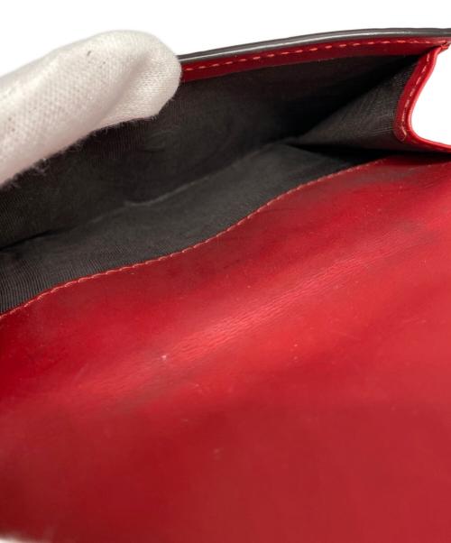 GUCCI（グッチ）GUCCI (グッチ) 2つ折り財布 レッドの古着・服飾アイテム