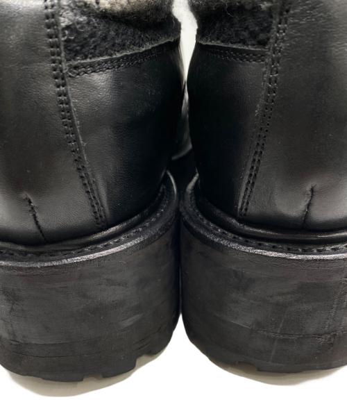 NUMBER (N)INE（ナンバーナイン）NUMBER (N)INE (ナンバーナイン) ニット切替マウンテンブーツ ブラック サイズ:7の古着・服飾アイテム