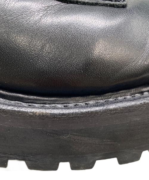 NUMBER (N)INE（ナンバーナイン）NUMBER (N)INE (ナンバーナイン) ニット切替マウンテンブーツ ブラック サイズ:7の古着・服飾アイテム