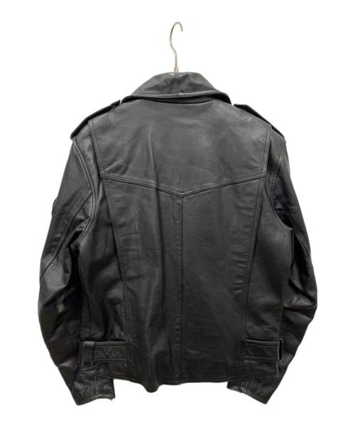 HARLEY-DAVIDSON（ハーレーダビッドソン）HARLEY-DAVIDSON (ハーレーダビッドソン) ダブルライダースジャケット ブラック サイズ:52の古着・服飾アイテム