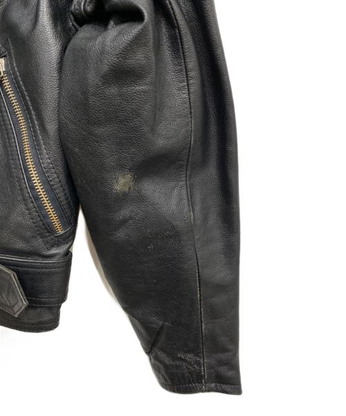 HARLEY-DAVIDSON（ハーレーダビッドソン）HARLEY-DAVIDSON (ハーレーダビッドソン) ダブルライダースジャケット ブラック サイズ:52の古着・服飾アイテム