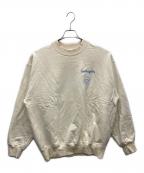 super trampスーパートランプ）の古着「バック刺繍スウェット」｜ベージュ