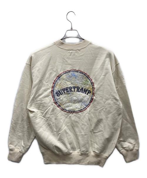 super tramp（スーパートランプ）SUPER TRAMP (スーパートランプ) バック刺繍スウェット ベージュ サイズ:Ｌの古着・服飾アイテム