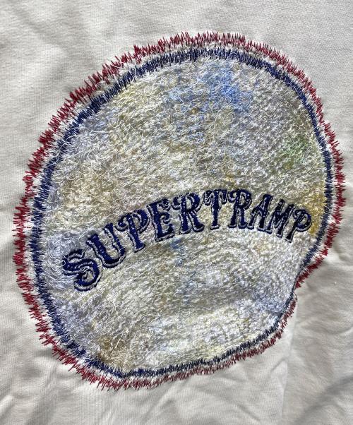 super tramp（スーパートランプ）SUPER TRAMP (スーパートランプ) バック刺繍スウェット ベージュ サイズ:Ｌの古着・服飾アイテム