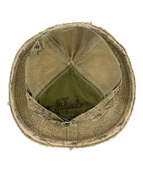 KAPITAL（キャピタル）KAPITAL (キャピタル) 老人と海HAT(クラッシュリメイク加工) カーキ サイズ:Ｆの古着・服飾アイテム