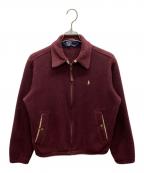 POLO RALPH LAURENポロ・ラルフローレン）の古着「チンスト付フリースジャケット」｜ワインレッド