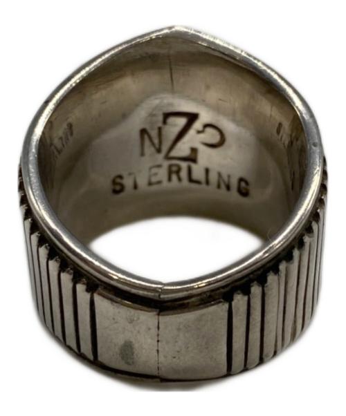 Gibson・Nez（ギブソン・ネズ）Gibson・Nez (ギブソン・ネズ) ナバホ族リング シルバー サイズ:19号の古着・服飾アイテム