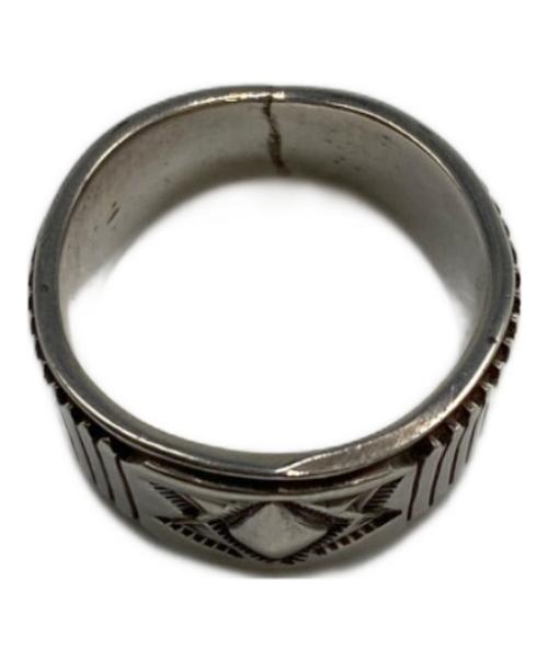 Gibson・Nez（ギブソン・ネズ）Gibson・Nez (ギブソン・ネズ) ナバホ族リング シルバー サイズ:19号の古着・服飾アイテム