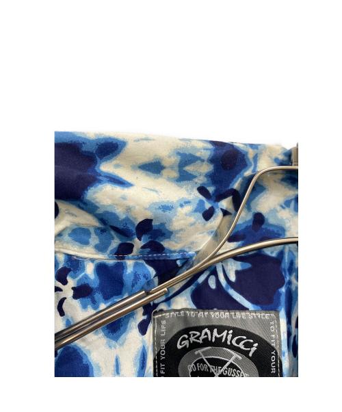 GRAMICCI（グラミチ）GRAMICCI (グラミチ) 総柄シャツ ブルー サイズ:Mの古着・服飾アイテム