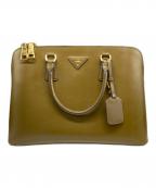 PRADAプラダ）の古着「SAFFIANO VERNIC ARGILLA」｜オリーブ