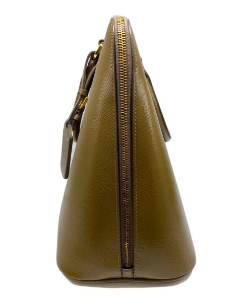 PRADA（プラダ）PRADA (プラダ) SAFFIANO VERNIC ARGILLA オリーブの古着・服飾アイテム