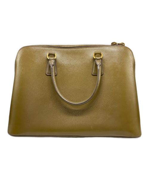 PRADA（プラダ）PRADA (プラダ) SAFFIANO VERNIC ARGILLA オリーブの古着・服飾アイテム