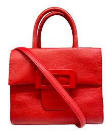 Maison Margiela（メゾンマルジェラ）の古着「ゴートレザー2WAYショルダーバック」｜レッド