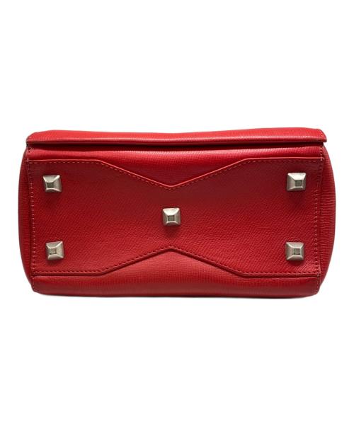 Maison Margiela（メゾンマルジェラ）Maison Margiela (メゾンマルジェラ) ゴートレザー2WAYショルダーバック レッドの古着・服飾アイテム