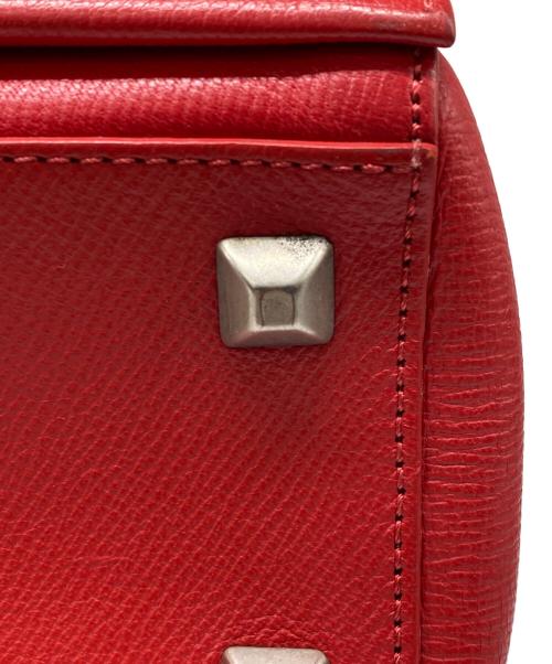 Maison Margiela（メゾンマルジェラ）Maison Margiela (メゾンマルジェラ) ゴートレザー2WAYショルダーバック レッドの古着・服飾アイテム