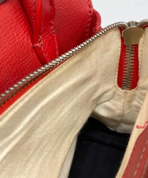 Maison Margiela（メゾンマルジェラ）Maison Margiela (メゾンマルジェラ) ゴートレザー2WAYショルダーバック レッドの古着・服飾アイテム