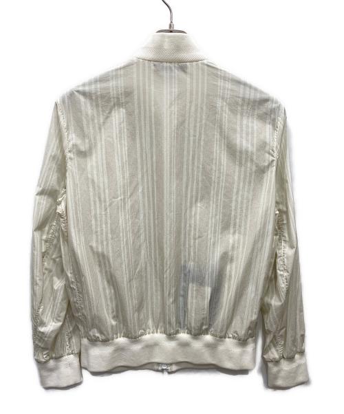 ERMENEGILDO ZEGNA（エルメネジルド・ゼニア）ERMENEGILDO ZEGNA (エルメネジルド・ゼニア) ブルゾン ホワイト サイズ:48の古着・服飾アイテム