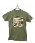 HRLA（ホットロッドエルエー）の古着「ヴィンテージTシャツ」｜グリーン