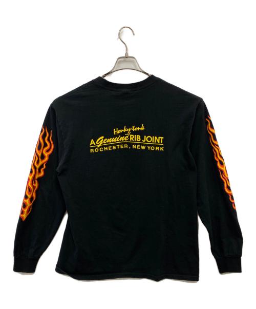 FRUIT OF THE LOOM（フルーツオブザルーム）FRUIT OF THE LOOM (フルーツオブザルーム) ロングスリーブカットソー ブラック サイズ:Ｌの古着・服飾アイテム