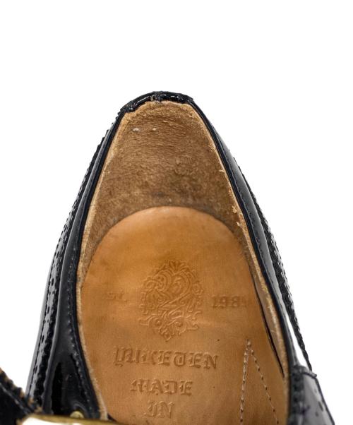 YUKETEN（ユケテン）YUKETEN (ユケテン) エナメルウィングチップシューズ ブラック サイズ:5Bの古着・服飾アイテム