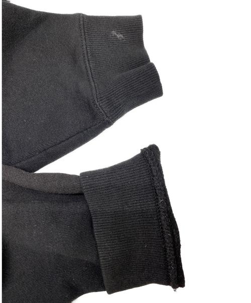 stussy（ステューシー）stussy (ステューシー) ロゴプリントプルオーバーパーカー ブラック サイズ:Mの古着・服飾アイテム