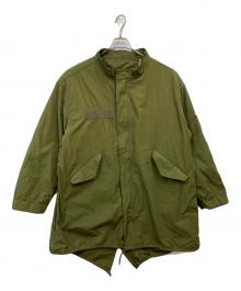 HOUSTON（ヒューストン）の古着「ライナー付ミリタリーコート」｜グリーン