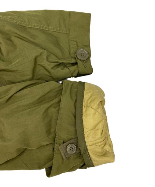 HOUSTON（ヒューストン）HOUSTON (ヒューストン) ライナー付ミリタリーコート グリーン サイズ:Ｌの古着・服飾アイテム