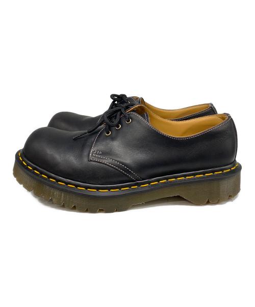 Dr.Martens（ドクターマーチン）Dr.Martens (ドクターマーチン) ホワイトステッチ3ホールシューズ チャコールグレー サイズ:9の古着・服飾アイテム
