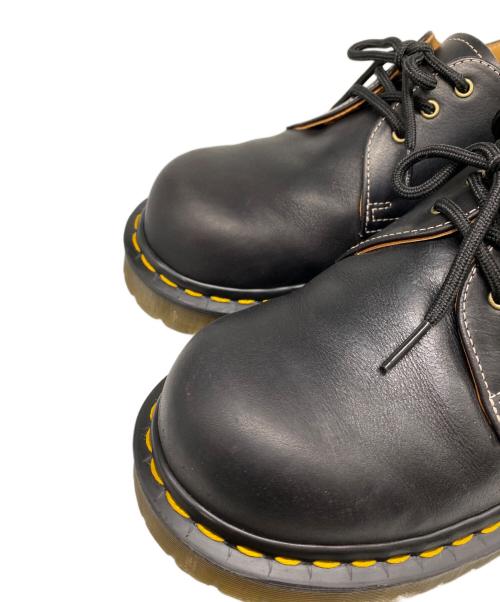 Dr.Martens（ドクターマーチン）Dr.Martens (ドクターマーチン) ホワイトステッチ3ホールシューズ チャコールグレー サイズ:9の古着・服飾アイテム