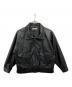 COLIN（コリン）の古着「フェイクレザージャケット」｜ブラック