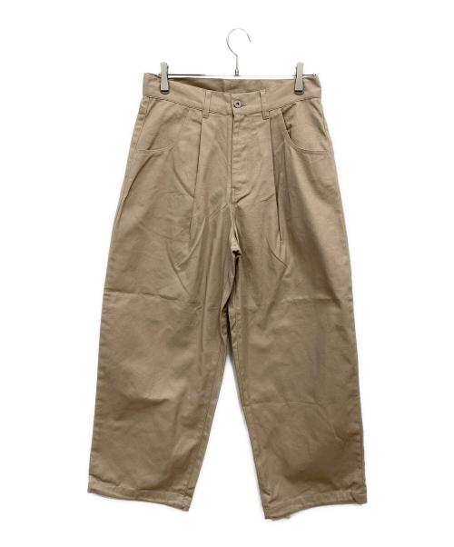 VICTIM&CO（ヴィクティム）VICTIM&CO (ヴィクティム) CANVAS BUGGY PANTS ベージュ サイズ:Ｌの古着・服飾アイテム