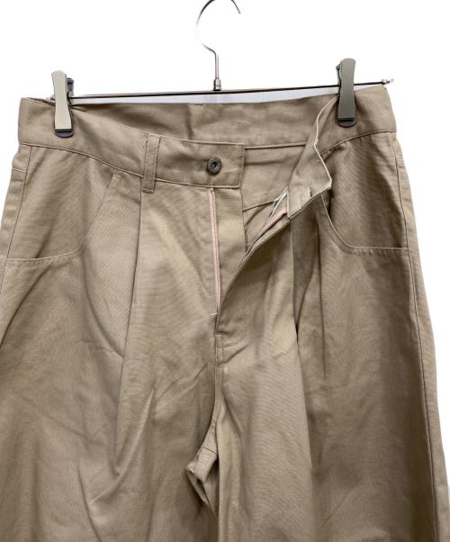 VICTIM&CO（ヴィクティム）VICTIM&CO (ヴィクティム) CANVAS BUGGY PANTS ベージュ サイズ:Ｌの古着・服飾アイテム