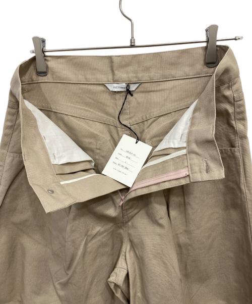 VICTIM&CO（ヴィクティム）VICTIM&CO (ヴィクティム) CANVAS BUGGY PANTS ベージュ サイズ:Ｌの古着・服飾アイテム