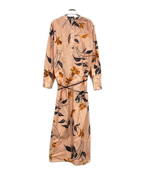 MARNI（マルニ）MARNI (マルニ) Floral Cotton Poplin Midi Dress ピンク サイズ:36の古着・服飾アイテム