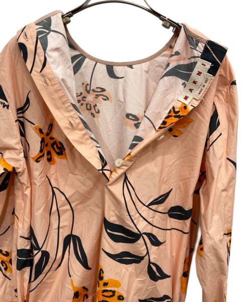 MARNI（マルニ）MARNI (マルニ) Floral Cotton Poplin Midi Dress ピンク サイズ:36の古着・服飾アイテム