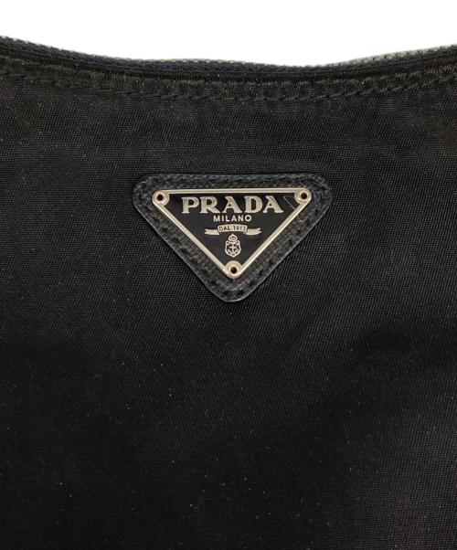 PRADA（プラダ）PRADA (プラダ) ナイロンハンドポーチ ブラックの古着・服飾アイテム