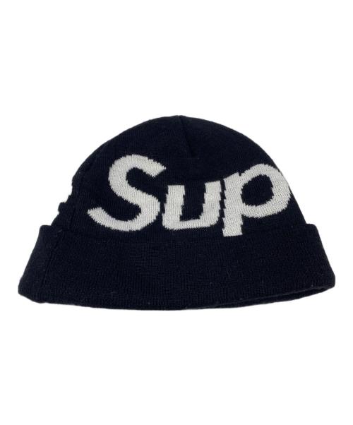 SUPREME（シュプリーム）Supreme (シュプリーム) big logo beanie ブラックの古着・服飾アイテム