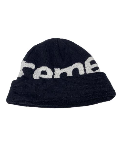 SUPREME（シュプリーム）Supreme (シュプリーム) big logo beanie ブラックの古着・服飾アイテム