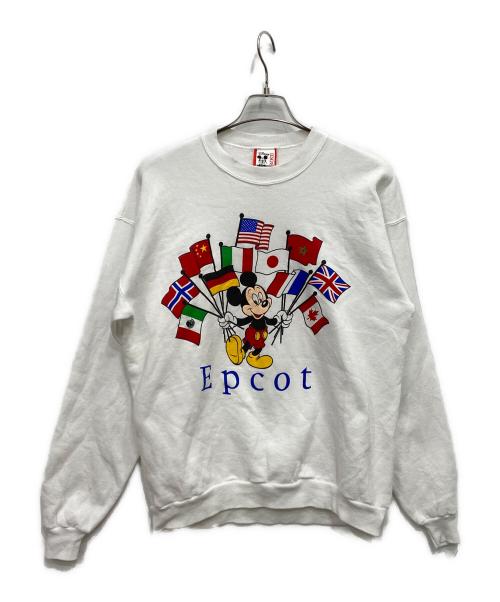 DISNEY（ディズニー）DISNEY (ディズニー) 90's ヴィンテージスウェット ホワイト サイズ:XLの古着・服飾アイテム