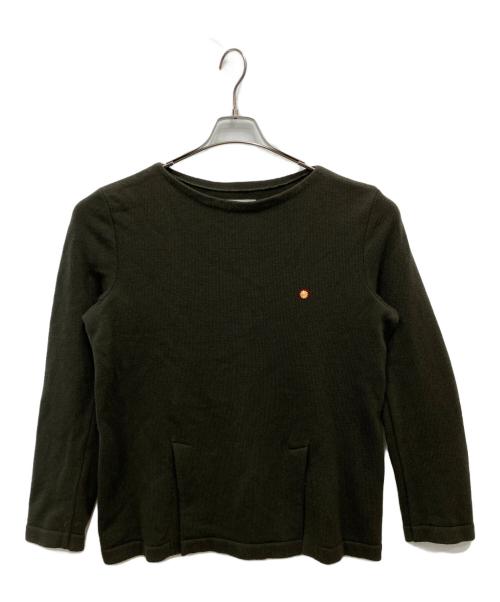 SOSHIOTSUKI（ソウシ オオツキ）SOSHIOTSUKI (ソウシ オオツキ) VENTED KNIT グリーン サイズ:44の古着・服飾アイテム