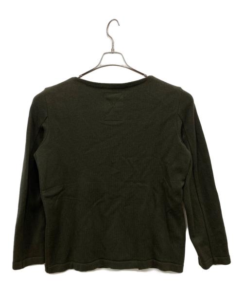 SOSHIOTSUKI（ソウシ オオツキ）SOSHIOTSUKI (ソウシ オオツキ) VENTED KNIT グリーン サイズ:44の古着・服飾アイテム
