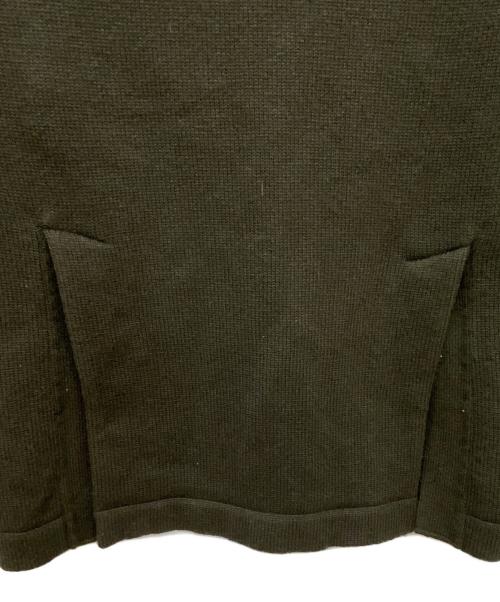 SOSHIOTSUKI（ソウシ オオツキ）SOSHIOTSUKI (ソウシ オオツキ) VENTED KNIT グリーン サイズ:44の古着・服飾アイテム