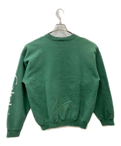 Hanes（ヘインズ）Hanes (ヘインズ) プリントスウェット グリーン サイズ:Mの古着・服飾アイテム