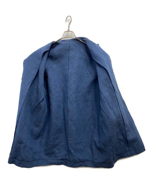 DRESSTERIOR（ドレステリア）DRESSTERIOR (ドレステリア) リバーシブルダブルフェイスリネンコート ネイビー サイズ:38の古着・服飾アイテム