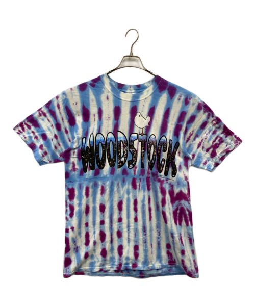 GILDAN（ギルダン）GILDAN (ギルダン) WOODSTOCK FESTIVAL T-shirt ブルー サイズ:Ｌの古着・服飾アイテム
