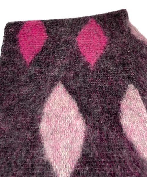 SUGARHILL（シュガーヒル）SUGARHILL (シュガーヒル) MOHAIR PYHCH SCARF パープルの古着・服飾アイテム